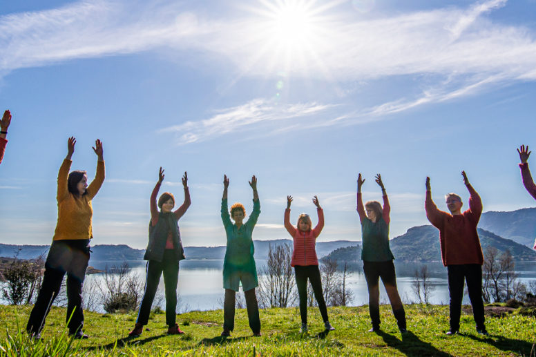 Qours de Qi Qong au Salagou